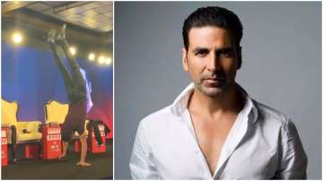 akshay kumar headstand