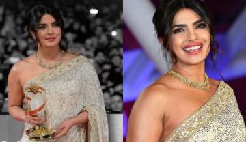 Latest Honoured News Priyanka Chopra honoured at Marrakech Film Festival, looks radiant in saree, Pr