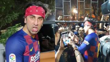 Ranbir Kapoor gets injured during football match, goes on to click photos with fans. Watch video