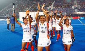  Indian women's hockey team.