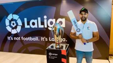 rohit sharma, rohit sharma la liga, la liga,  rohit sharma brand ambassador la liga, la liga rohit s