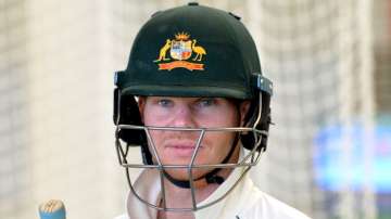 Steve Smith bats for Boxing Day Test against New Zealand at MCG
