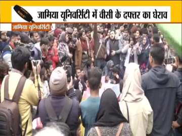 Tension in Jamia again, students gherao VC office