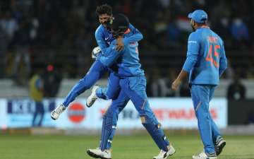 Kuldeep Yadav during second ODI against Australia