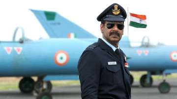  Ajay Devgn looks impressive as IAF pilot Sq Ld Vijay Karnik in Bhuj The Pride of India first look