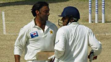 Shoaib Akhtar and Virender Sehwag