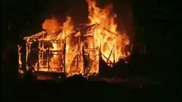 BJP office burnt in West Bengal's Asansol