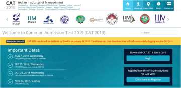 IIMA CAT 2019 result live updates