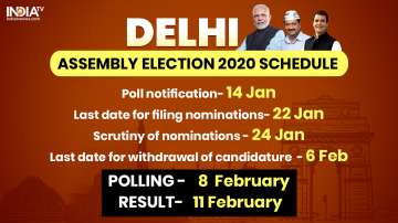 Delhi to go to polls on Feb 8; results on Feb 11