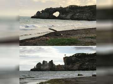 Puerto Rico, Puerto Rico earthquake, earthquake in Puerto Rico, Punta Ventana, Punta Ventana destroy