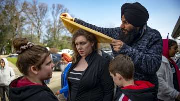 Gurdwara in US holds open house days after racist graffiti attack