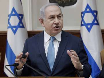 A file photo of Israel's Prime Minister Benjamin Netanyahu