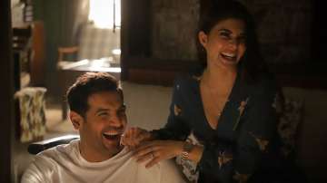 Jacqueline Fernandez, John Abraham share a hearty laugh on Attack sets