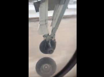 Video shows moment when a wheel fell off an Air Canada plane during takeoff