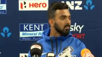 KL Rahul during the press conference