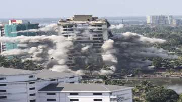 Maradu blast was a clean one, says Explosive expert on demolition of illegal flats 