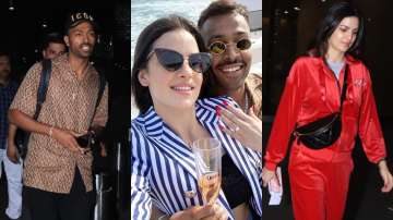 Natasa Stankovic, Hardik Pandya return as newly-engaged couple from Dubai. See photos