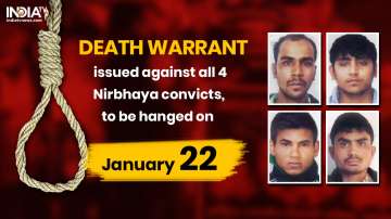 New Delhi: Delhi Court today issued death warrant for all four convicts in Nirbhaya rape and murder case. They will be hanged to death on January 22. 