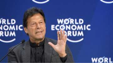 Pakistan PM Imran Khan during his address at the World Economic Forum in Davos this week