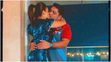 Bigg Boss 12's Nehha Pendse shares New Year's kiss with fiance Shardul