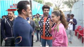 When Sara Ali Khan greeted Salman Khan with 'aadaab'on Bigg Boss 13 sets, watch viral video