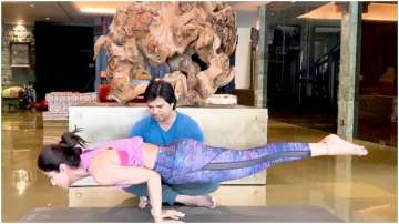 Shilpa Shetty begins New Year fitness with Mayurasana yoga pose, watch video