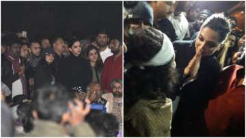 Deepika Padukone greets Aishe Ghosh, face of JNU protests, with folded hands