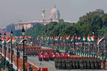Unfurling of tricolour and 21-gun salute, India celebrates 71st Republic Day
