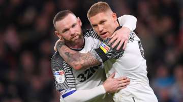 Wayne Rooney makes winning debut for Derby in England's 2nd tier