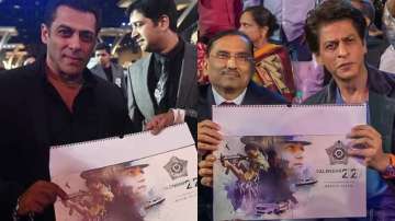  Salman, Shah Rukh Khan launch calendar of the real 'Dabanggs'