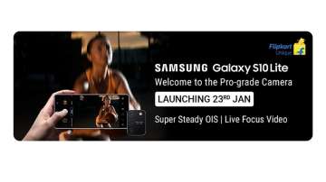 samsung galaxy s10 lite launch date in india january 23 flipkart teaser india launch samsung galaxy 