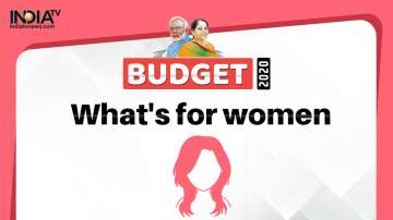 Budget 2020, union budget, women, Nirmala Sitharaman,