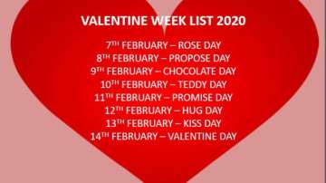 Valentine'S Day 2020 Date Sheet: Celebrate Rose Day, Kiss Day, Propose Day  With Your Loved One On These Dates | Relationships News – India Tv