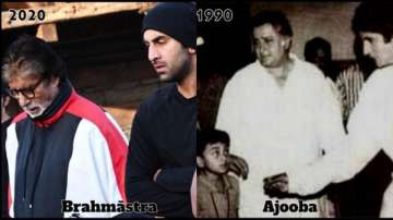 When Amitabh Bachchan met little Ranbir Kapoor on Ajooba sets