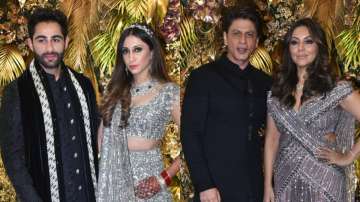 Shah Rukh-Gauri, Rekha and others attend Armaan Jain-Anissa Malhotra wedding celebration party