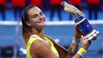 Aryna Sabalenka beats Petra Kvitova 6-3, 6-3 to win Qatar Open