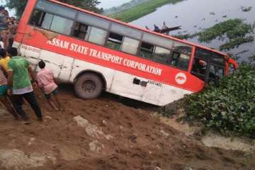 Assam bus accident 