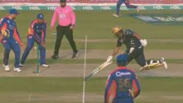 PSL: Azam Khan 'redefines cricket', completes run with inverted bat 