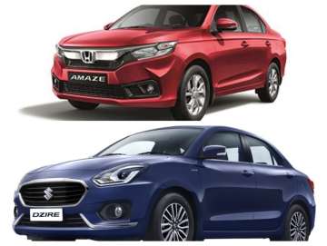 Honda Amaze vs Maruti Dzire comparison car review amaze car review dzire price specs auto news