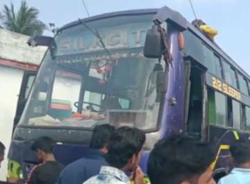 6 dead and 40 injured after bus catches fire in Odisha's Brahmapur 