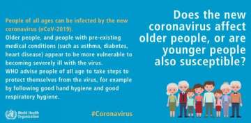 Does the new coronavirus affect older people, or is the youth also susceptible? WHO answers