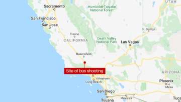 Six passengers shot in Greyhound bus in California, US