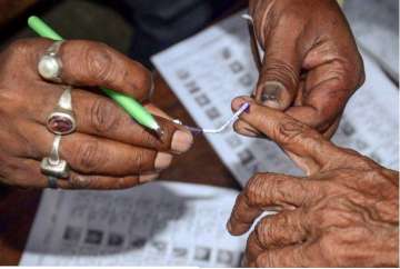 Oldest Delhi voter Kalitara casts her vote at age of 111