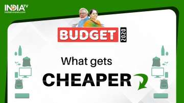 Budget 2020: What gets cheaper