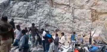 3 labourers trapped in stone mine, rescue operation underway in UP's Sonbhadra 