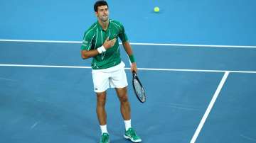 Novak Djokovic after winning Australian Open 2020