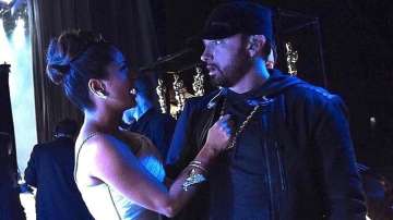 Salma Hayek explains her awkward hug with Eminem during Oscars 2020