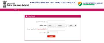 GPAT 2020 Result declared by NTA. Get direct link to download