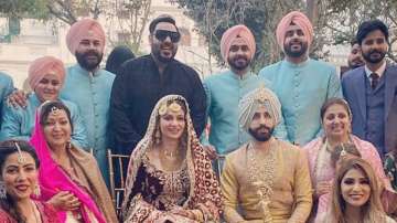Inside photos from Gurdas Mann’s son Gurrickk’s wedding with actress Simran Kaur Mundi