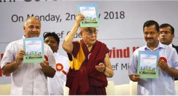 Dalai Lama thumbs up for Kejriwal's happiness school curriculum initiative